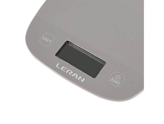 Весы кухонные LERAN EKS SIMPLE LINE GREY